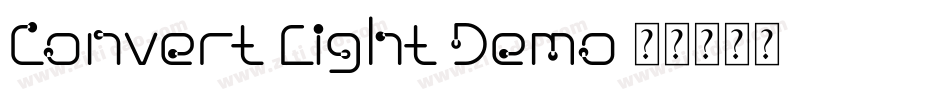 Convert Light Demo字体转换